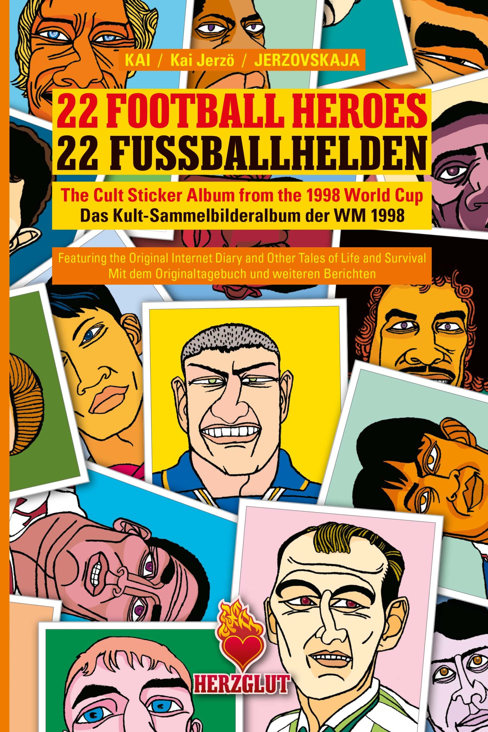 22 Football Heroes / 22 Fussballhelden — Book / Buch (Front Cover) — Jerzovskaja