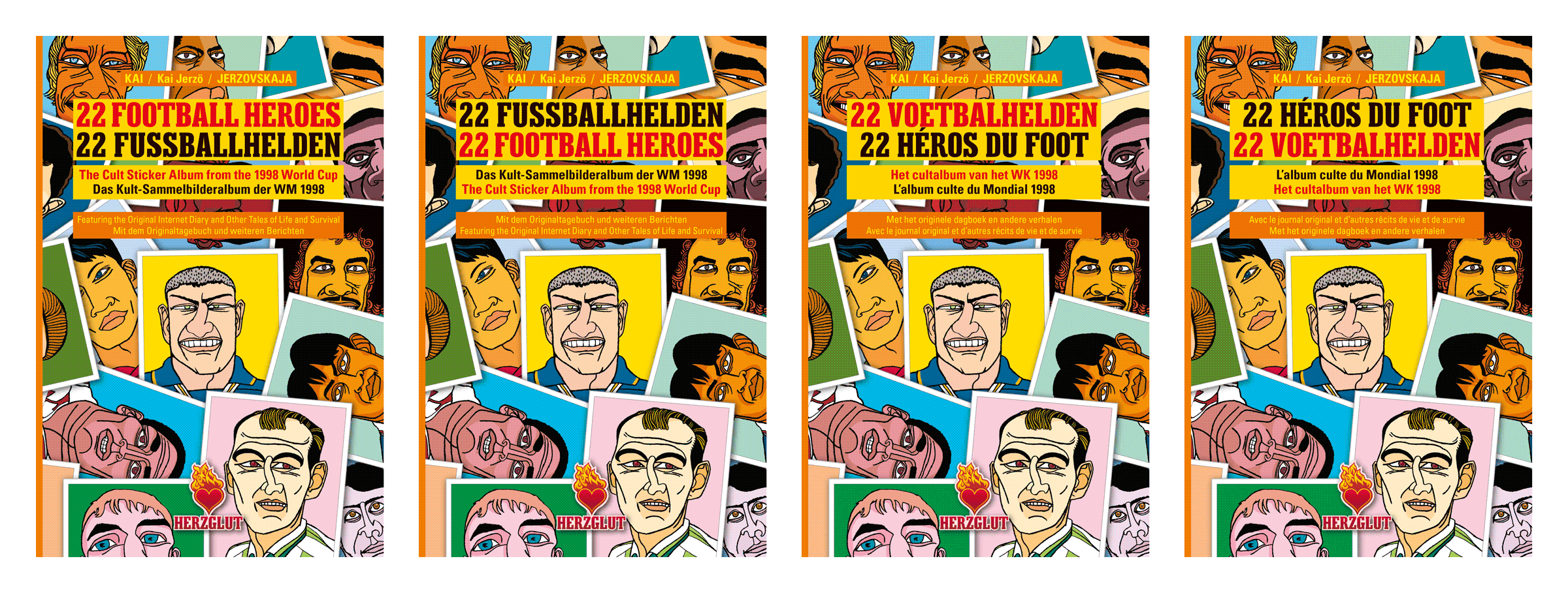 22 Football Heroes / 22 Fussballhelden — Herzglut Books